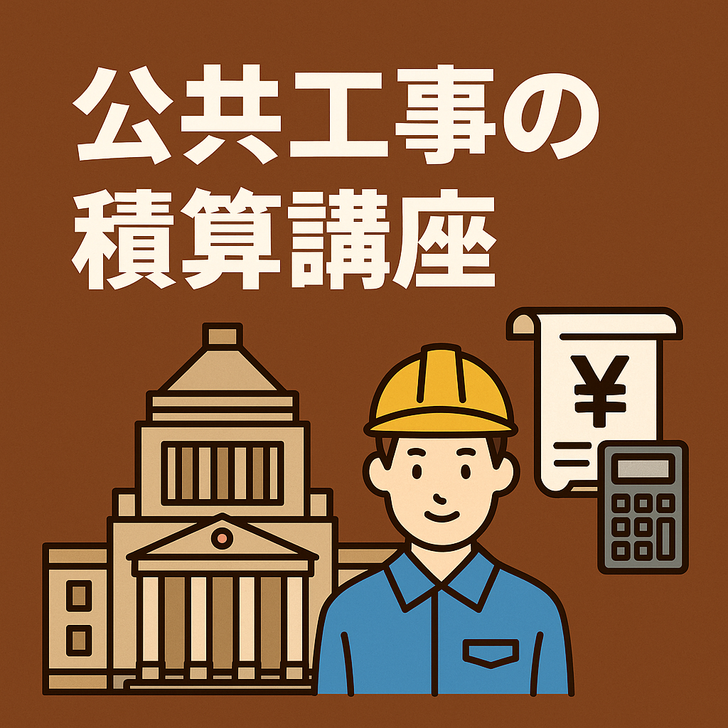 公共工事の積算講座全般(※ご要望によりカスタマイズ可能)
