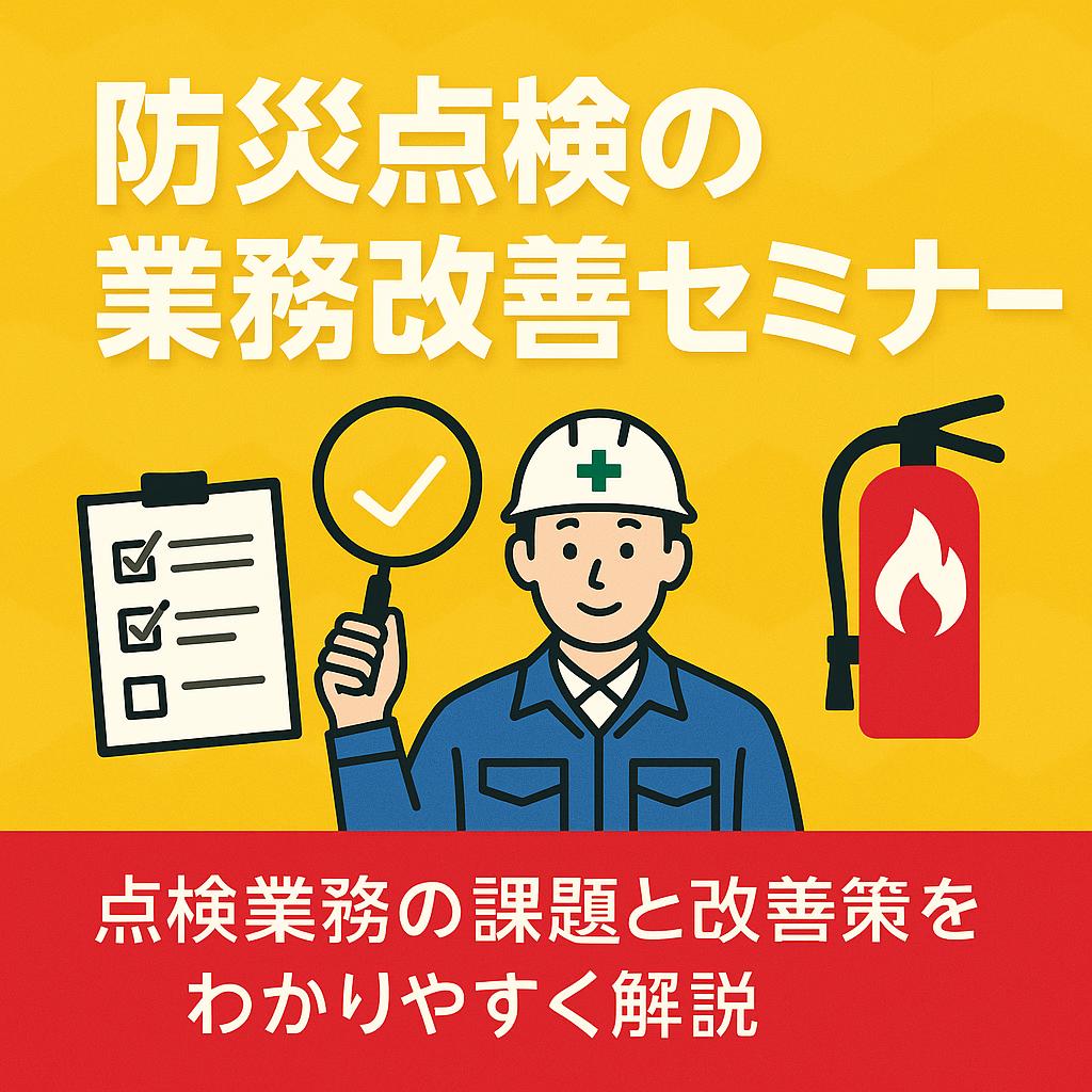 防災点検の業務改善セミナー