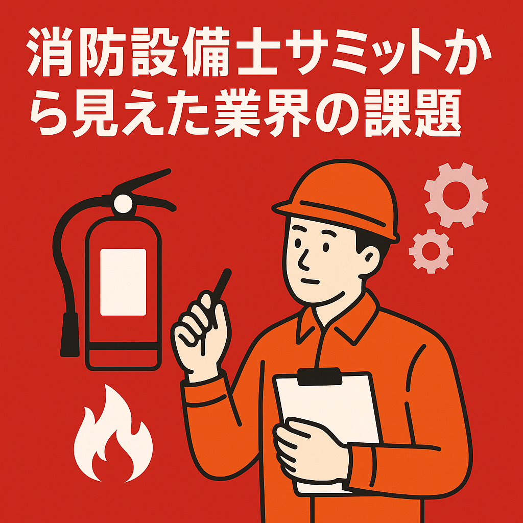 消防設備士サミットから見えた業界の課題