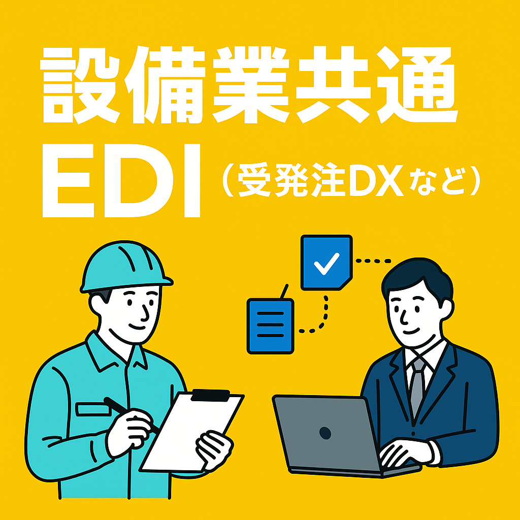 設備業共通EDI（受発注DXなど）セミナー