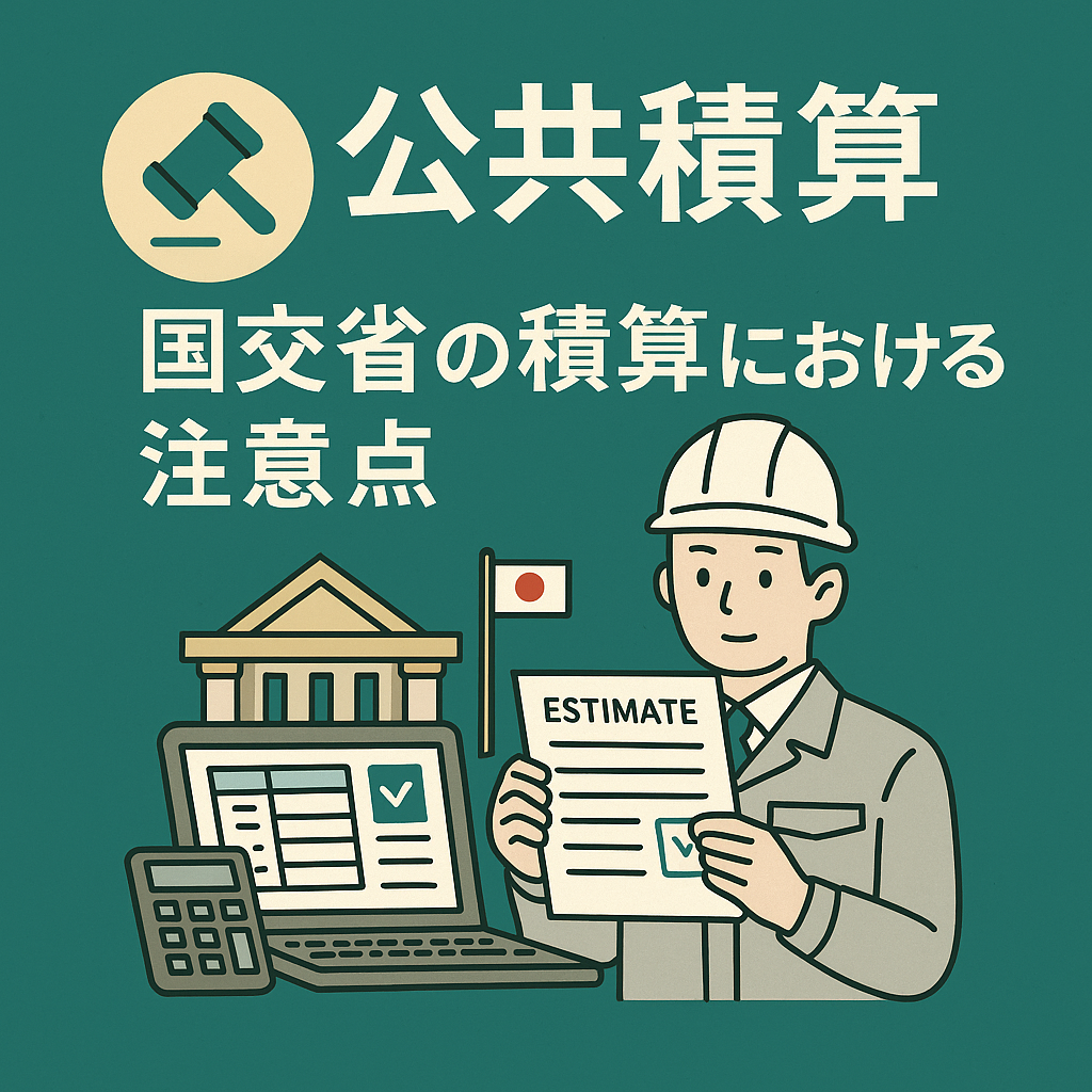 公共積算 国交省の積算における注意点(※ご要望によりカスタマイズ可能)