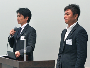 全日本電気工事業工業組合連合会 全国青年部協議会 副会長 植草 宏介 様 理事 林 靖貴 様