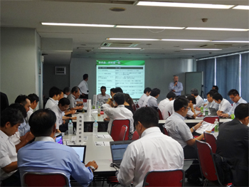 全国設備業IT推進会「定例会」の様子